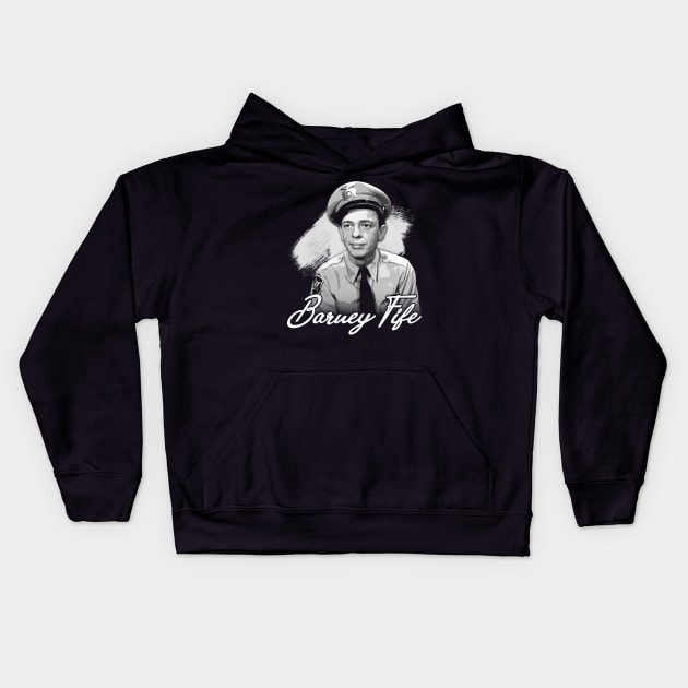 Mayberry's Comic Relief Barney Fife Iconic Character Tee Kids Hoodie by Zombie Girlshop